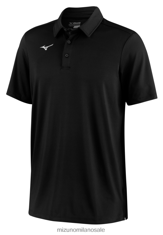 accel polo Mizuno uomini 22L8T81354 abbigliamento nero(9090)