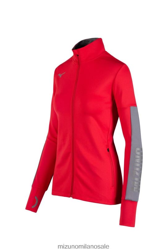 giacca alpha quest Mizuno donne 22L8T82042 abbigliamento tonalità rossa(109i)