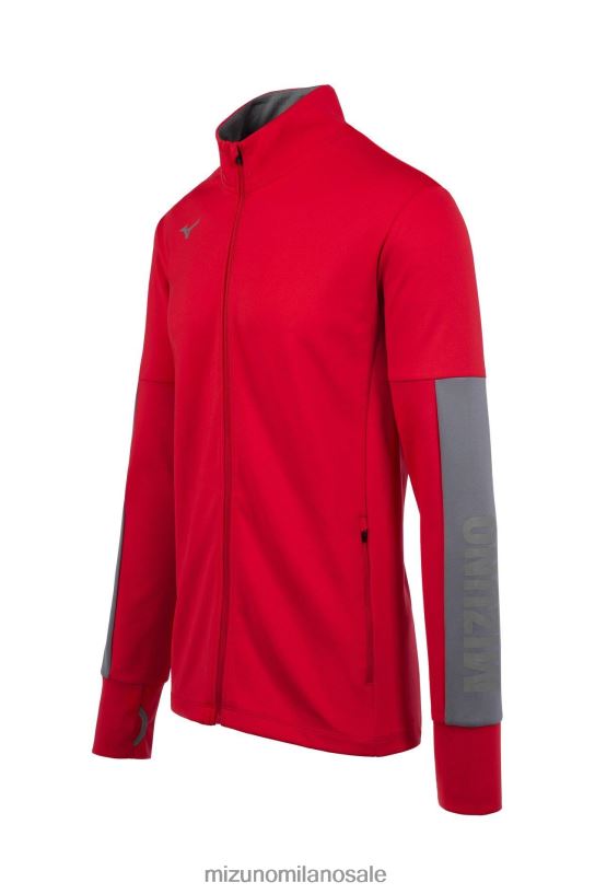 giacca alpha quest Mizuno gioventù 22L8T81558 abbigliamento tonalità rossa(109i)