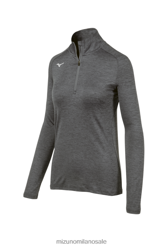 alfa 1/2 zip Mizuno donne 22L8T82060 abbigliamento quietshade(9i9i)