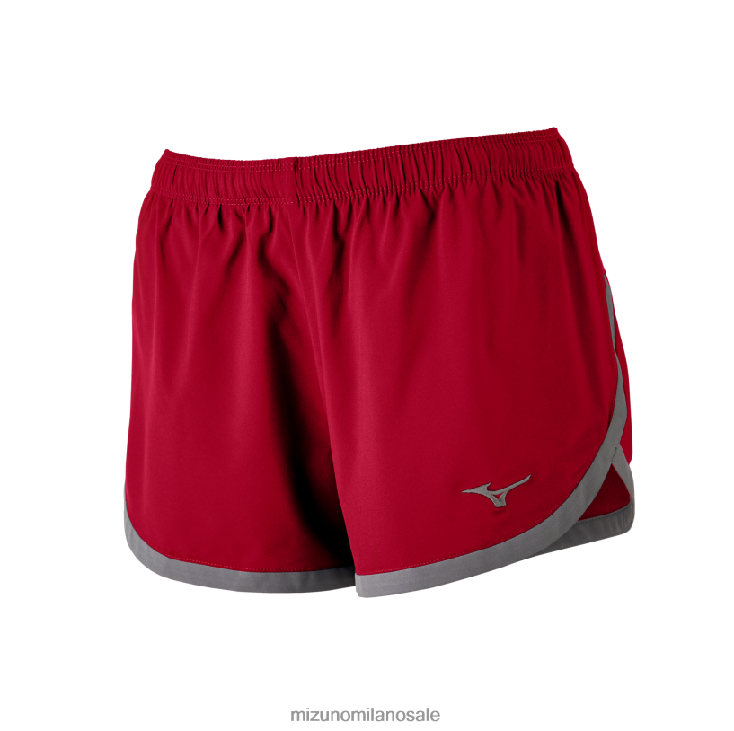 impatto breve Mizuno donne 22L8T82072 abbigliamento tonalità rossa(109i)