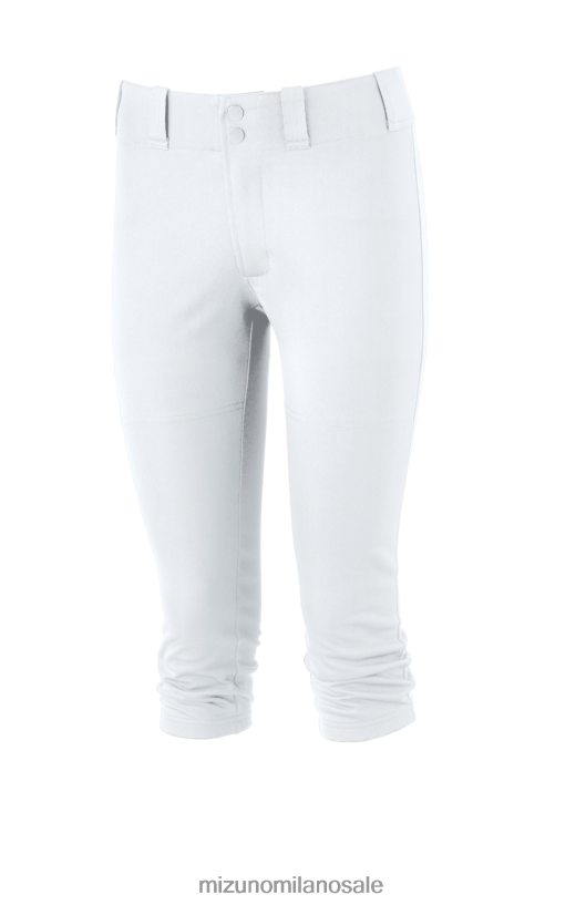 prospettiva pantalone da softball Mizuno donne 22L8T81917 abbigliamento bianco(0000)