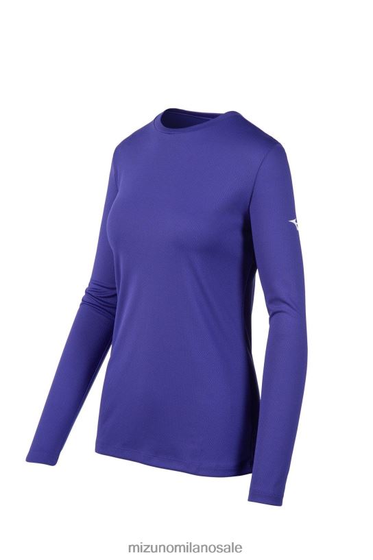 maglietta a maniche lunghe Mizuno donne 22L8T82111 abbigliamento viola(6060)