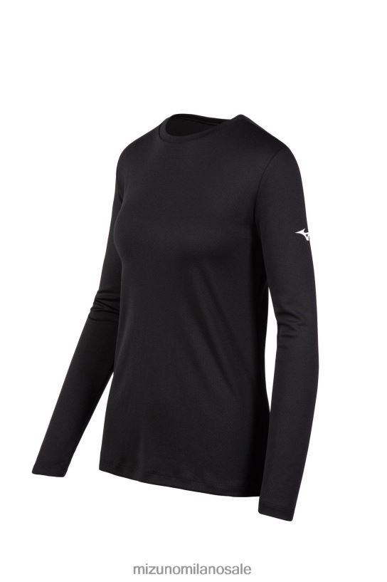 maglietta a maniche lunghe Mizuno gioventù 22L8T81517 abbigliamento nero(9090)