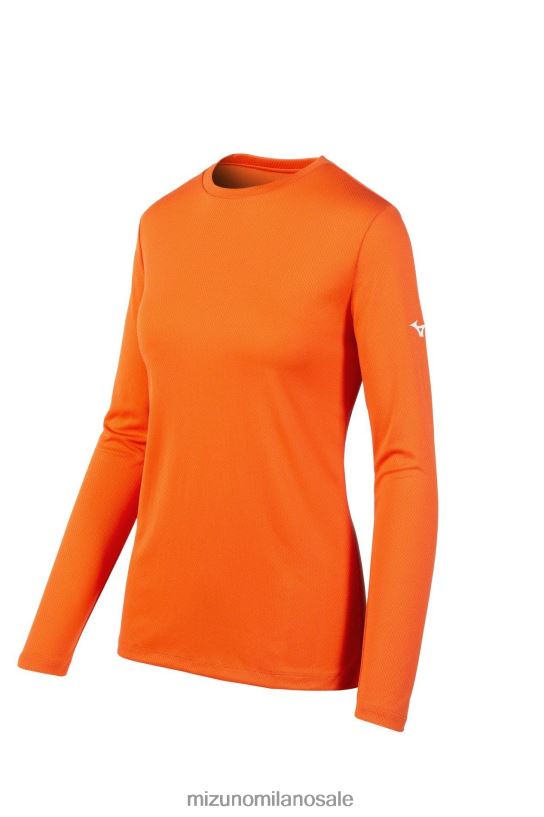 maglietta a maniche lunghe Mizuno gioventù 22L8T81521 abbigliamento arancione(2020)