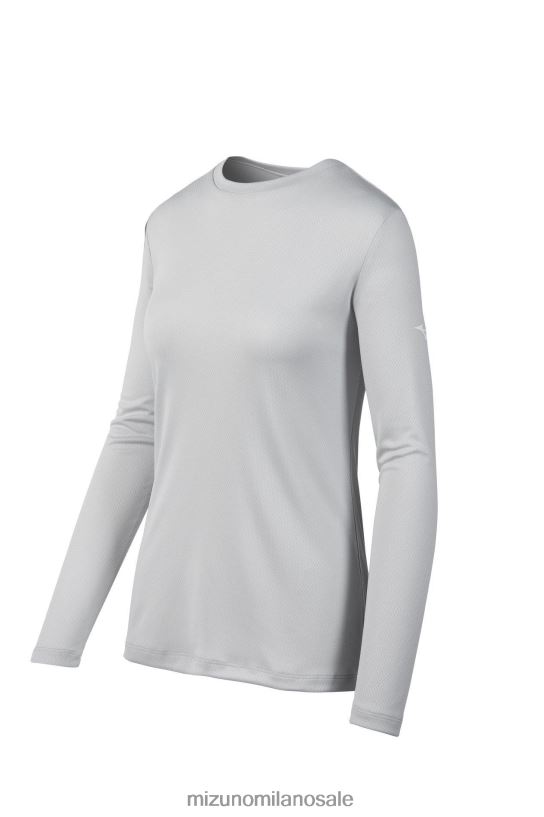 maglietta a maniche lunghe Mizuno gioventù 22L8T81528 abbigliamento grigio(9191)