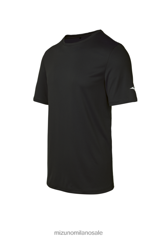 tee Mizuno unisex 22L8T81576 abbigliamento nero(9090)