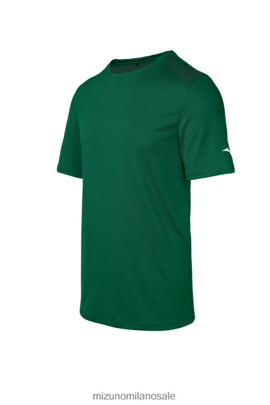 tee Mizuno unisex 22L8T81581 abbigliamento foresta(4141)