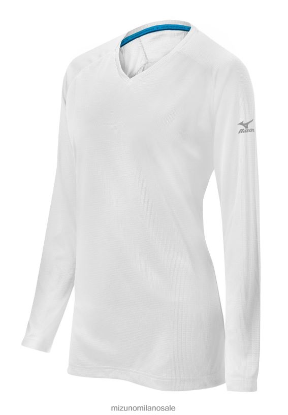 top da allenamento comp Mizuno ragazza 22L8T82560 abbigliamento bianco(0000)