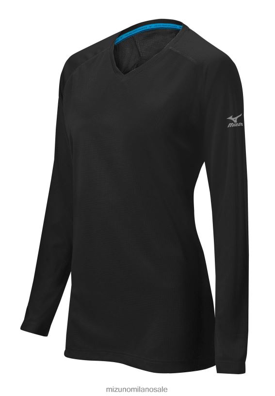 top da allenamento comp Mizuno ragazza 22L8T82561 abbigliamento nero(9090)