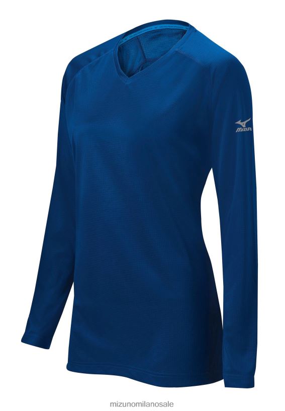 top da allenamento comp Mizuno ragazza 22L8T82565 abbigliamento marina(5151)