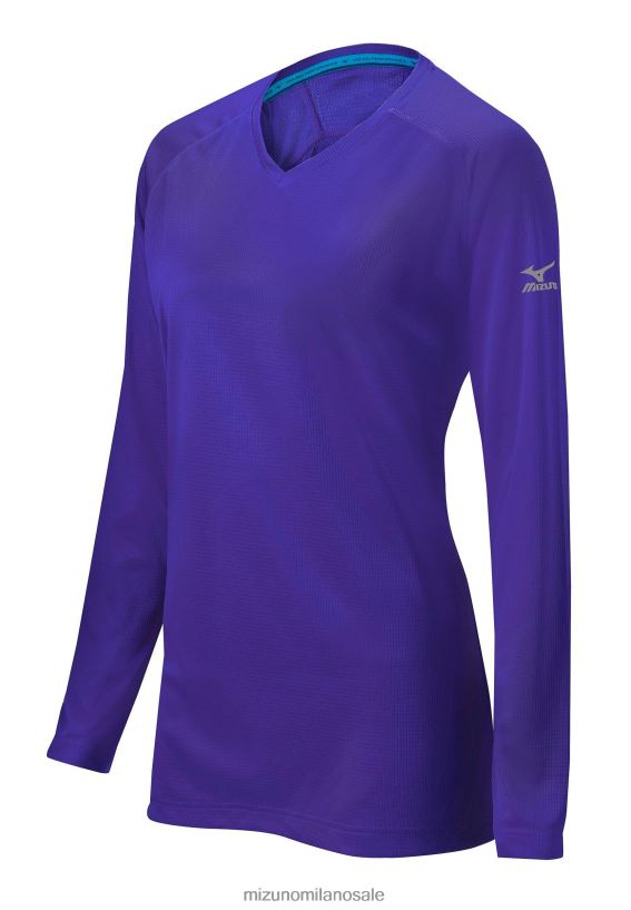 top da allenamento comp Mizuno ragazza 22L8T82567 abbigliamento viola(6060)