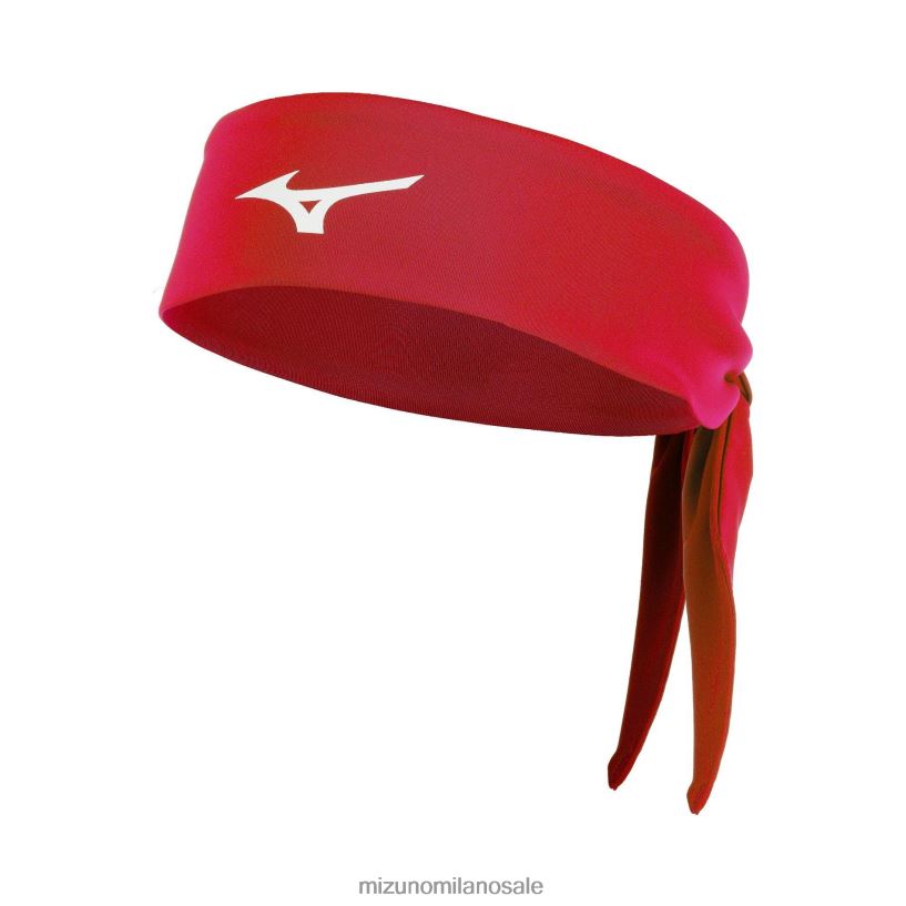 fascia annodata Mizuno unisex 22L8T82609 Accessori rosso(1010)